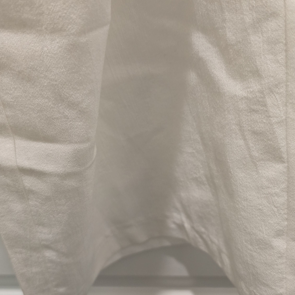 Women's White Drawstring Palazzo Pants - Picture 6 of 7